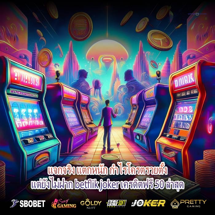 แจกจริง แตกหนัก กำไรโครตรวยตั้งแต่ยังไม่ฝาก betflik joker เครดิตฟรี 50 ล่าสุด
